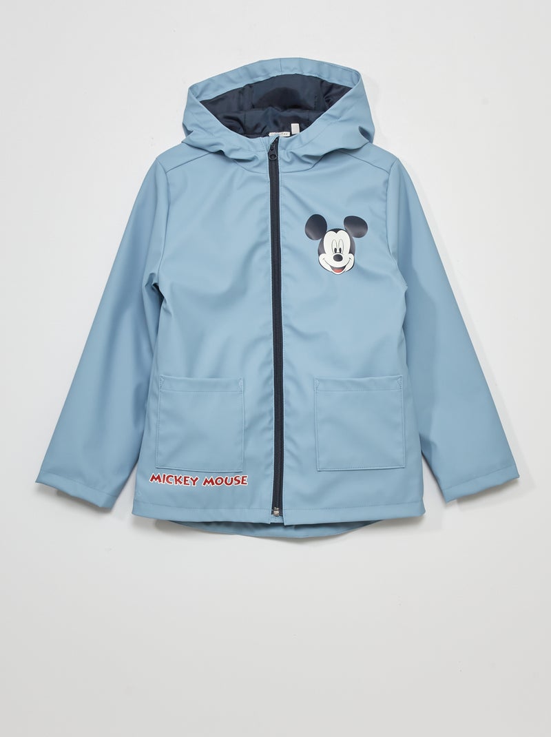 Regenjas met capuchon 'Mickey' BLAUW - Kiabi