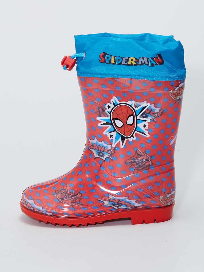 Regenlaarzen 'Spider-Man' rood - Kiabi