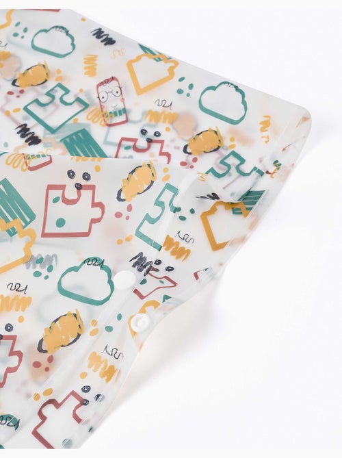 Regenponcho met capuchon en kleurrijke print - Kiabi