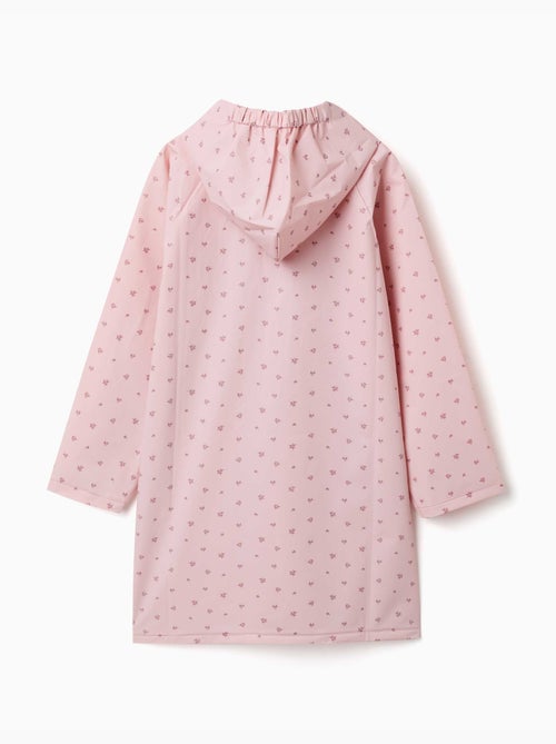 Regenponcho met capuchon met bloemenprint - Kiabi