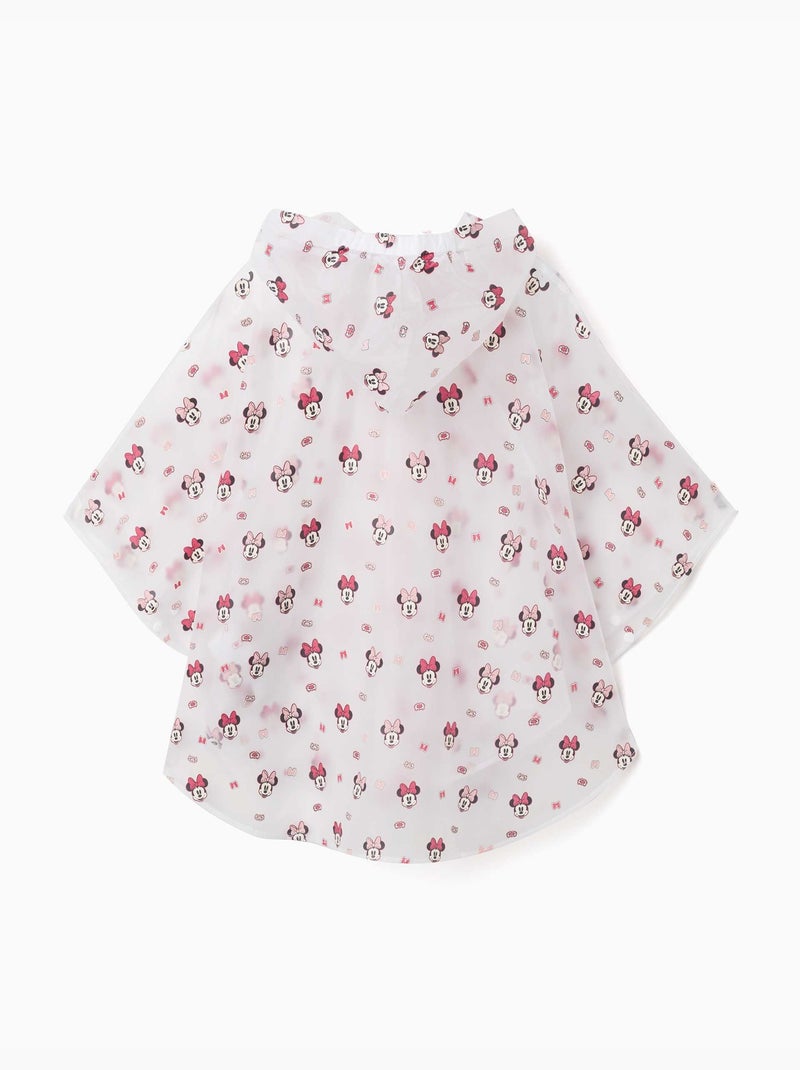 Regenponcho met capuchon met Minnie print Rood - Kiabi