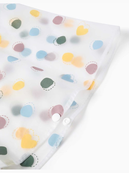 Regenponcho met capuchon met stippenpatroon - Kiabi Regenponcho met capuchon met stippenpatroon - Kiabi