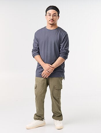 Regular broek met klepzakken - gemakkelijk aan te trekken collectie