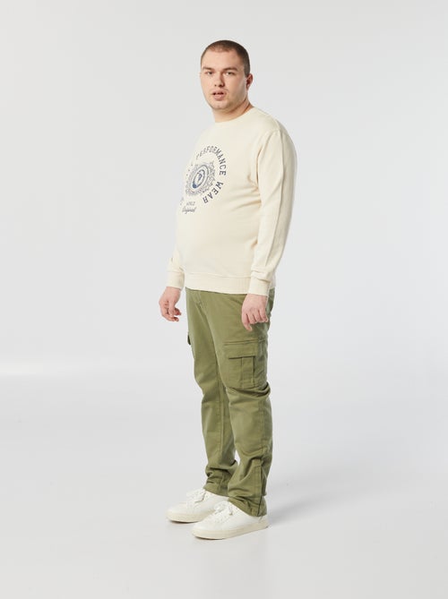 Regular broek met klepzakken - gemakkelijk aan te trekken collectie - Kiabi