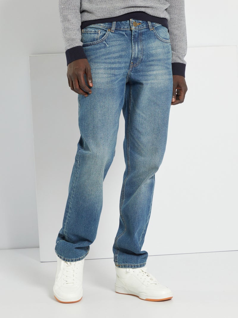 Regular-fit 5-pocketjeans BLAUW - Kiabi
