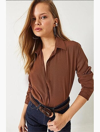 Regular fit basic overhemd lucci