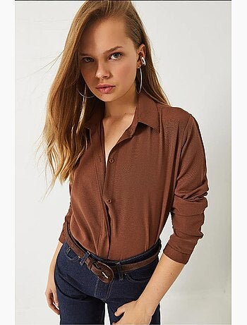 Regular fit basic overhemd lucci