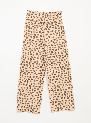 Regular-fit broek met elastische taille