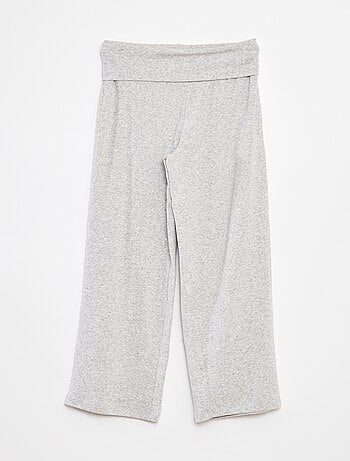 Regular-fit broek met elastische taille