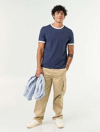 Regular fit-broek met meerdere zakken