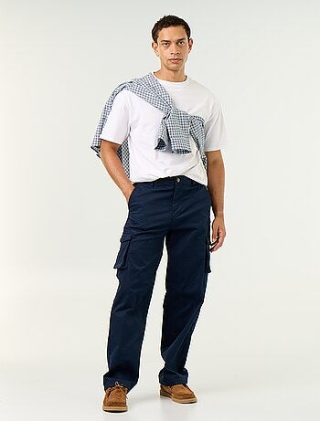 Regular fit-broek met meerdere zakken