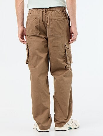 Regular fit-broek met meerdere zakken