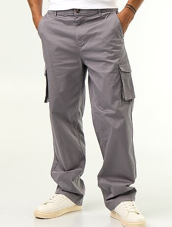 Regular fit-broek met meerdere zakken