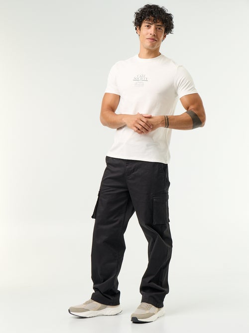 Regular fit-broek met meerdere zakken - Kiabi Regular fit-broek met meerdere zakken - Kiabi