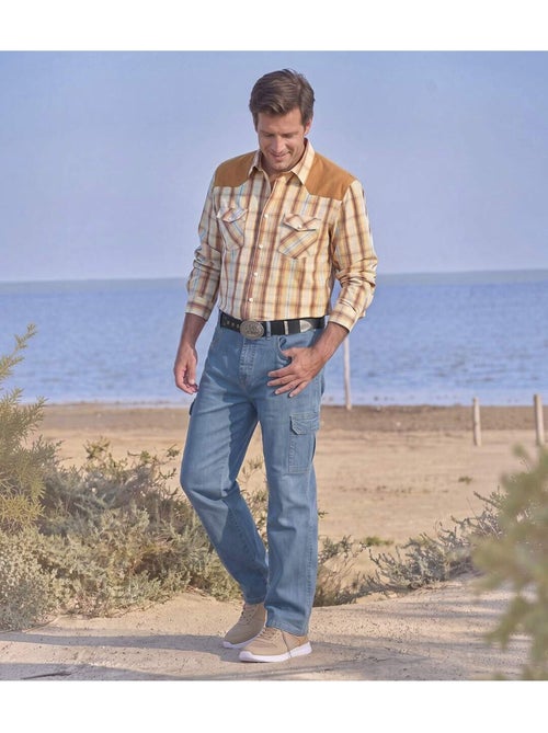 Regular fit cargojeans - ATLAS FOR MEN - Kiabi Regular fit cargojeans - ATLAS FOR MEN - Kiabi