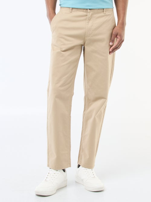 Regular-fit chino broek - Kiabi