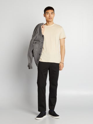 Regular-fit chino broek