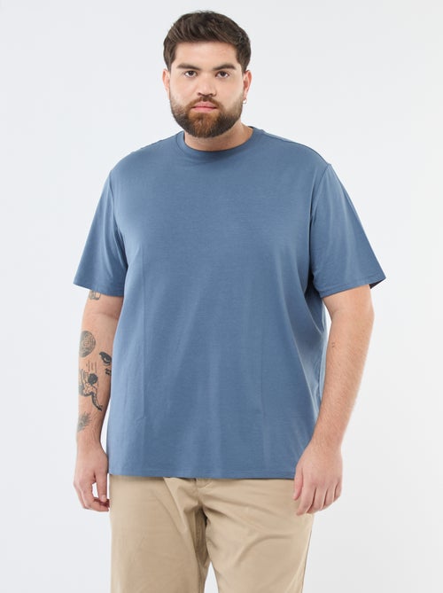 Regular-fit, effen T-shirt - Kiabi