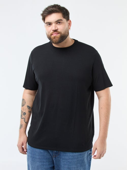 Regular-fit, effen T-shirt - Kiabi Regular-fit, effen T-shirt - Kiabi