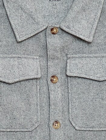 Regular-fit flanellen overhemd