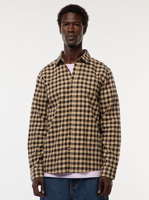 Regular-fit, geruit overhemd - Kiabi