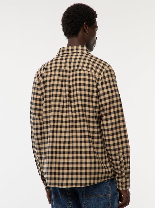 Regular-fit, geruit overhemd - Kiabi