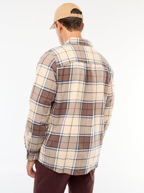 Regular-fit, geruit overhemd - Kiabi