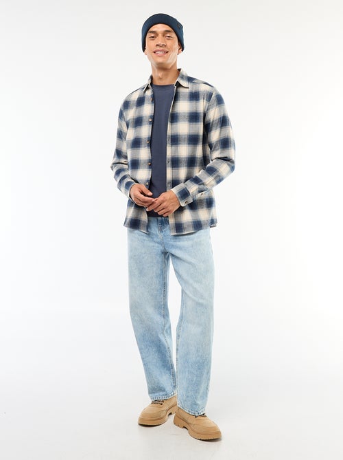 Regular-fit, geruit overhemd - Kiabi