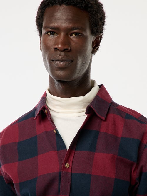 Regular-fit, geruit overhemd - Kiabi