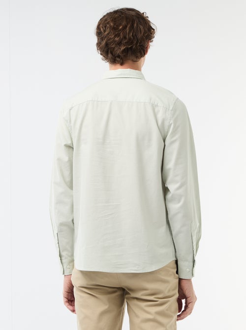 Regular-fit hemd van oxfordkatoen - Kiabi