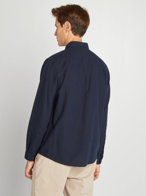 Regular-fit hemd van oxfordkatoen - Kiabi