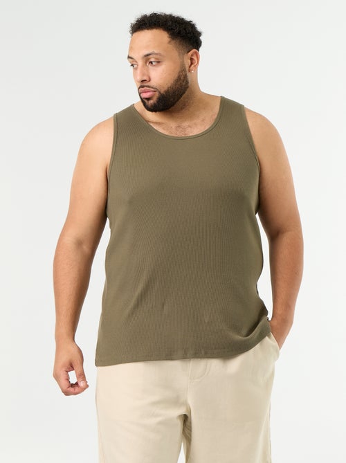 Regular fit hemd van ribtricot - Kiabi Regular fit hemd van ribtricot - Kiabi