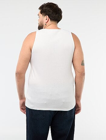 Regular fit hemd van ribtricot