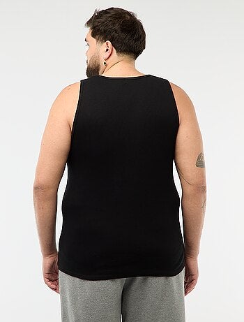 Regular fit hemd van ribtricot