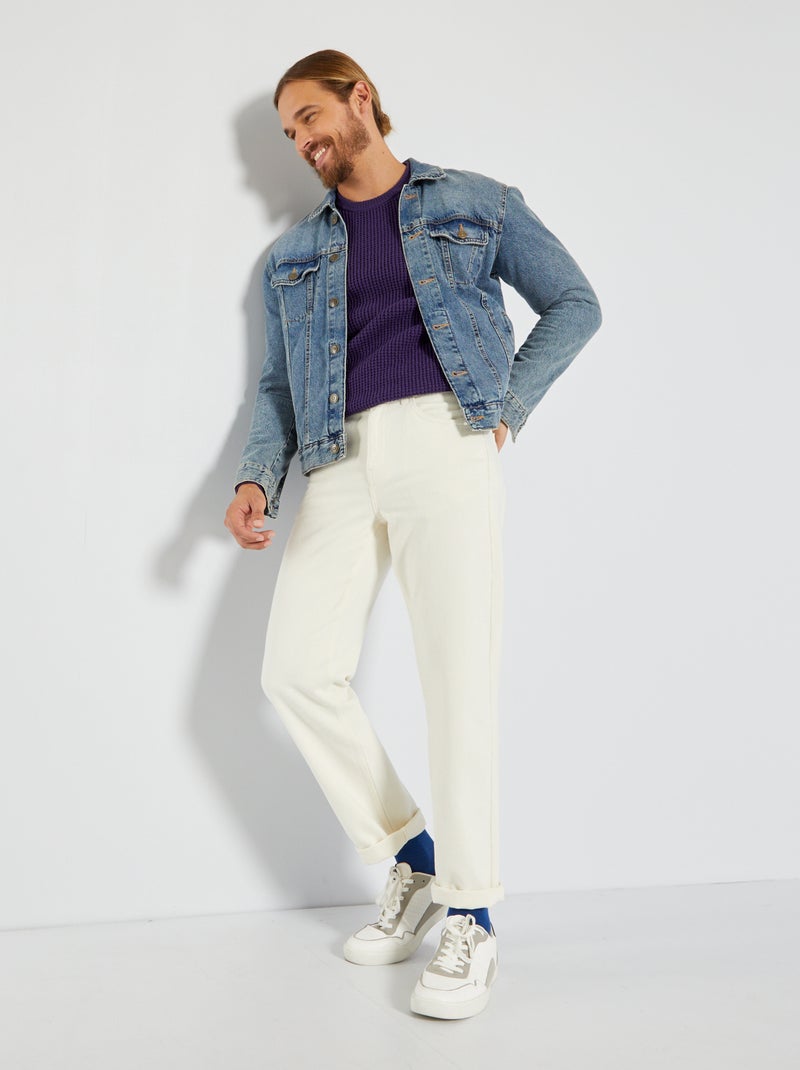 Regular-fit jeans - L32 WIT - Kiabi