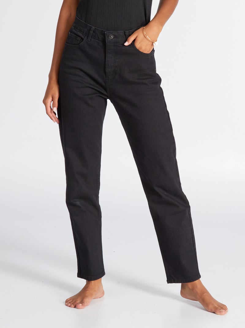 Regular-fit jeans - L32 ZWART - Kiabi