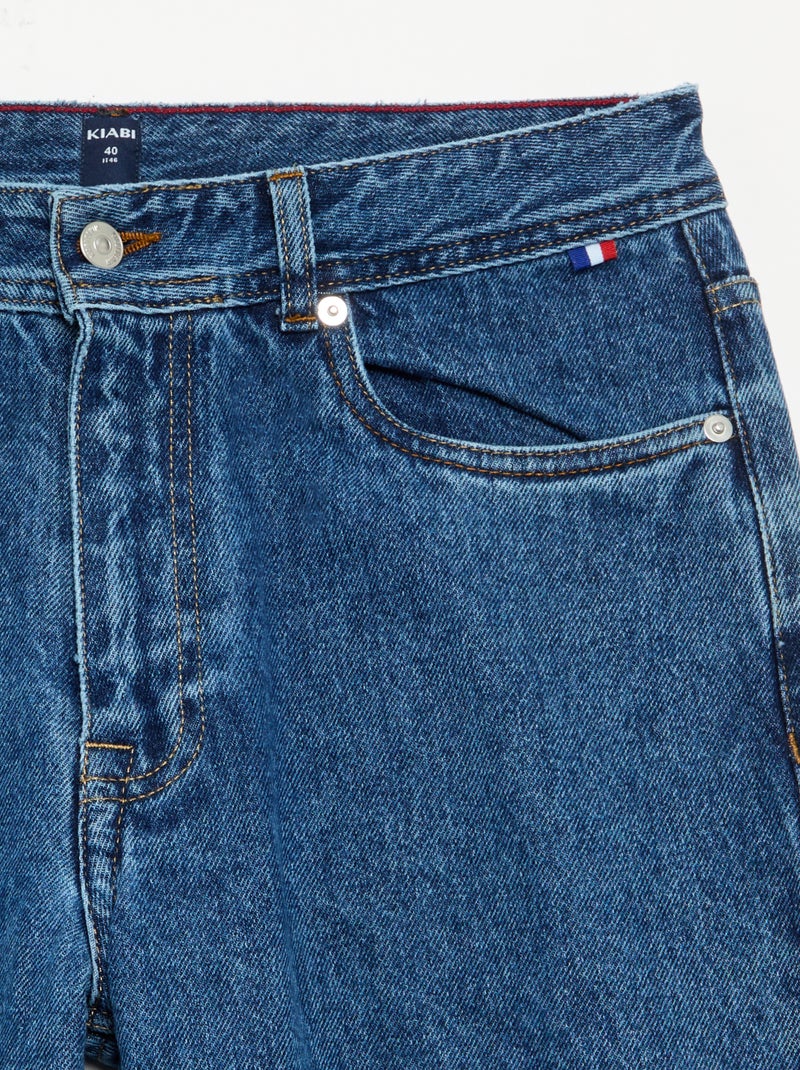 Regular fit jeans - Made in France Blauw - Kiabi