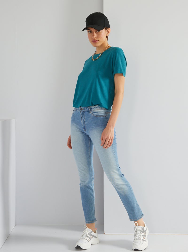regular-fit jeans L28 BLAUW - Kiabi