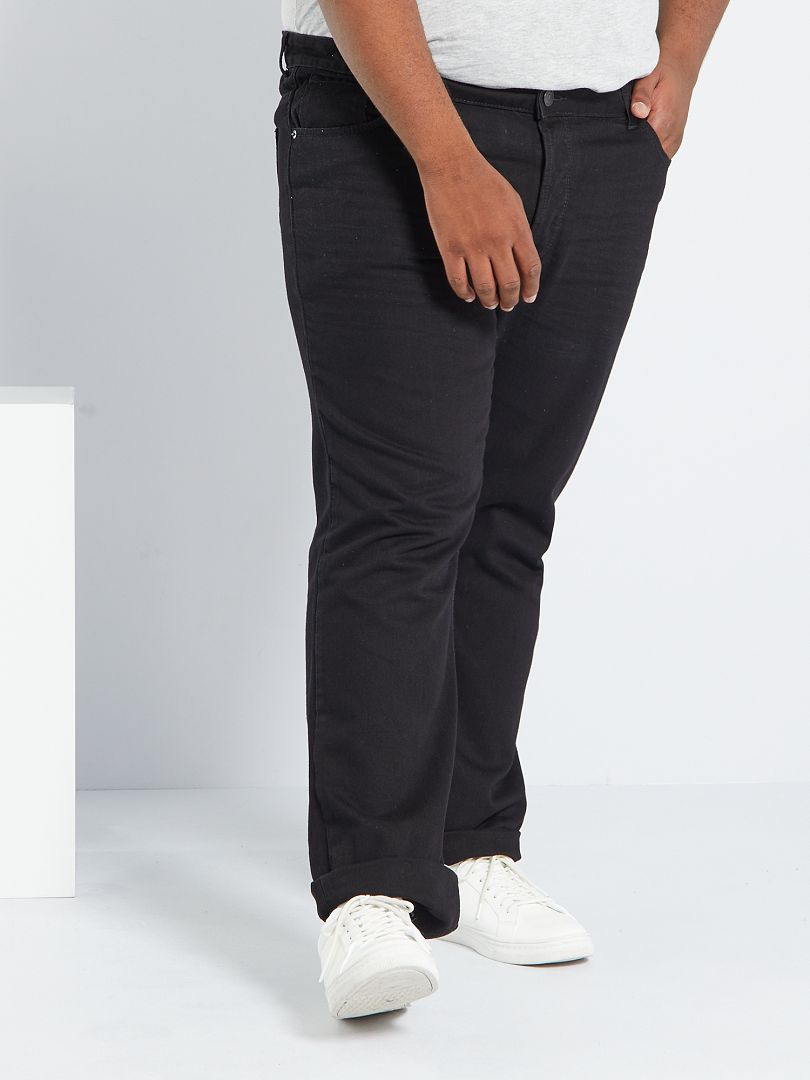 Regular-fit jeans L32 zwart  - Kiabi