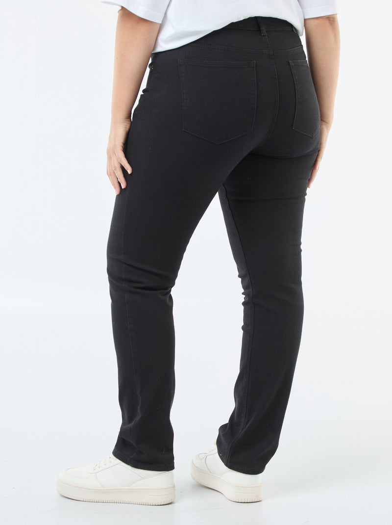 Regular-fit jeans L34 ZWART - Kiabi