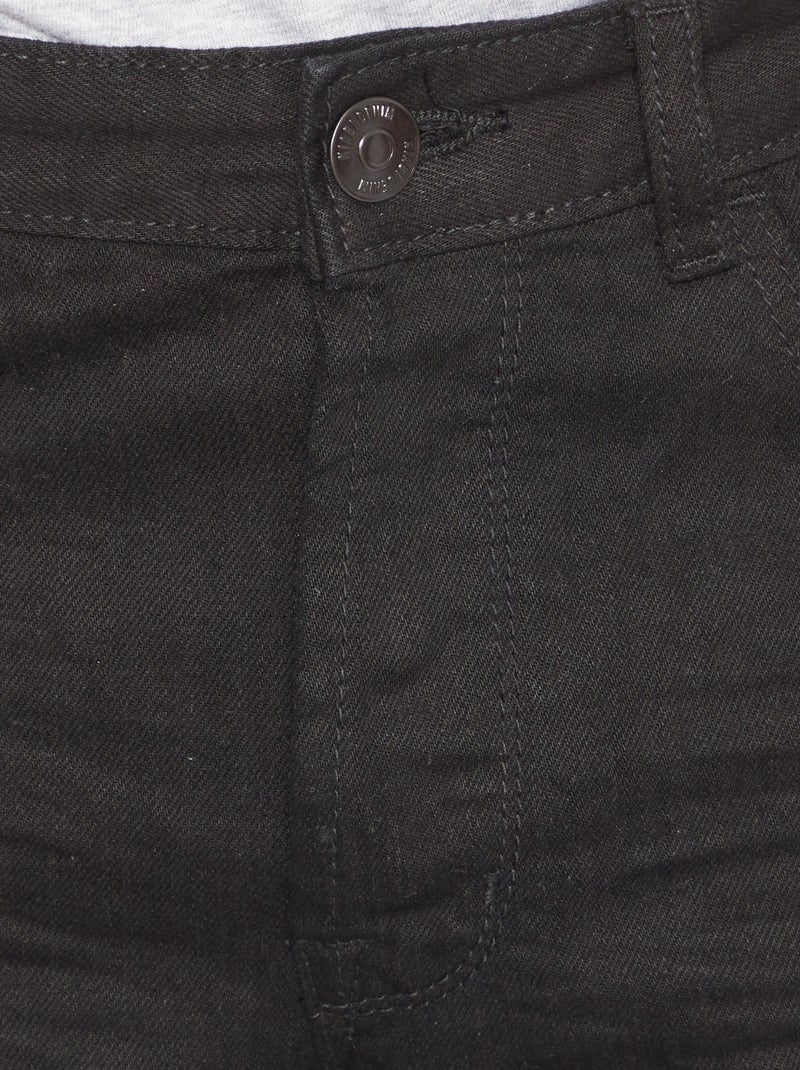 Regular-fit jeans L34 zwart  - Kiabi