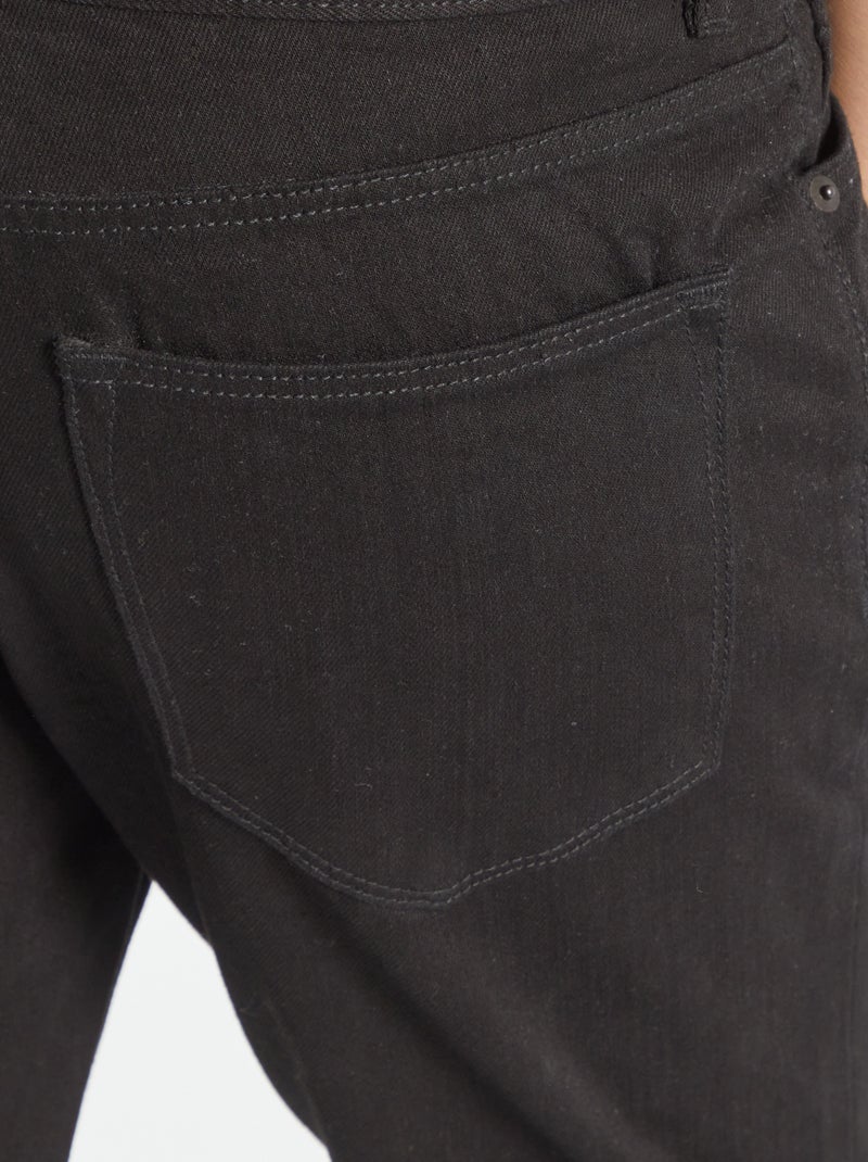 Regular-fit jeans L34 zwart  - Kiabi