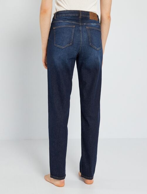 Regular-fit jeans met hoge taille 38/28L - Kiabi