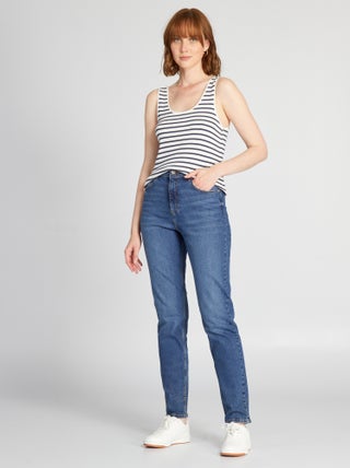 Regular-fit jeans met hoge taille 38/28L