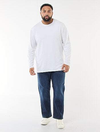 Regular fit jeans / rechte pijpen met 5 zakken