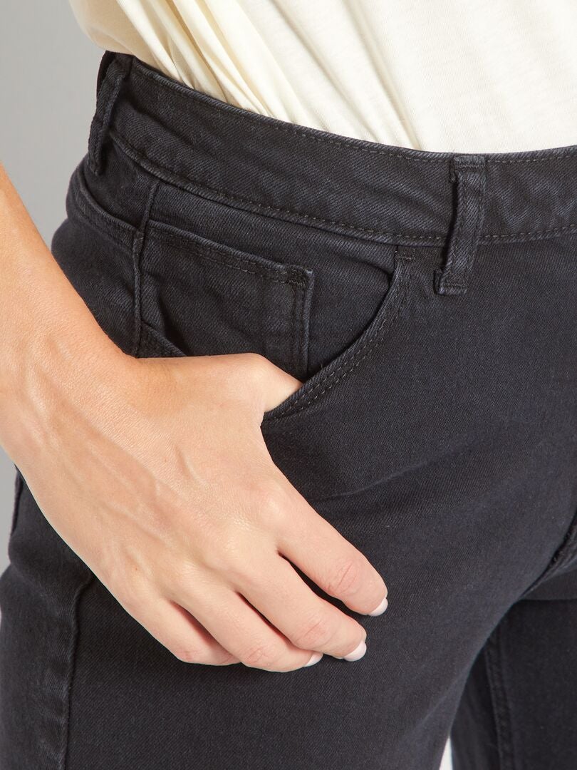 Regular-fit jeans US34 ZWART - Kiabi