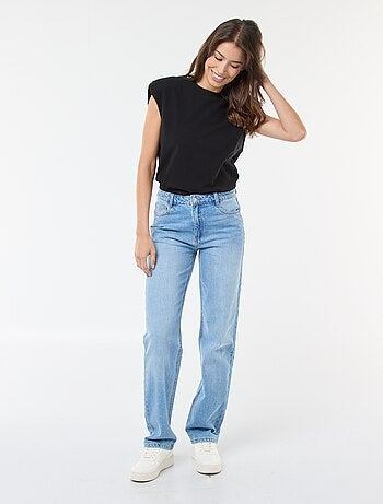 Regular fit jeans van katoen - L34
