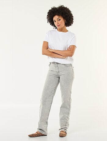 Regular fit jeans van katoen - L34