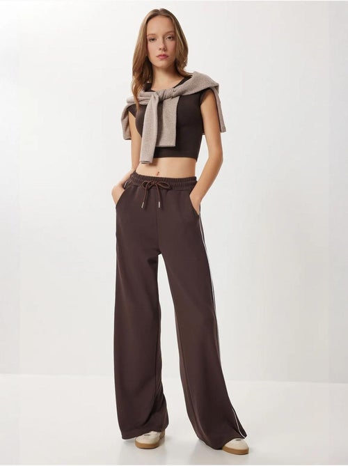 Regular fit katoenen gebreide joggingbroek istanbul - Kiabi
