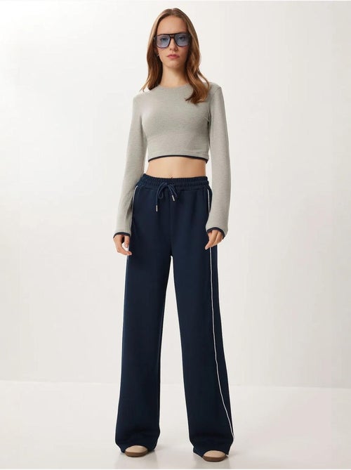 Regular fit katoenen gebreide joggingbroek istanbul - Kiabi